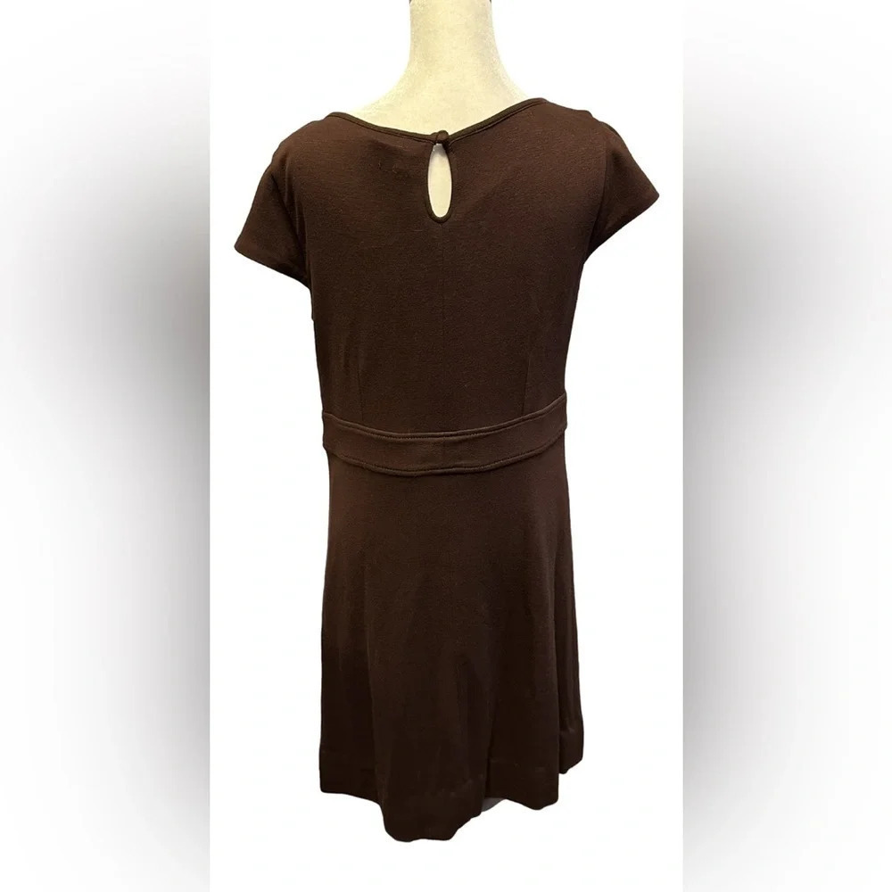 Lilly Pulitzer Vintage Brown Business Casual Dress Size 8 - Picture 3 of 4